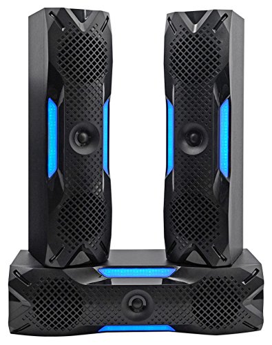 Rockville HTS56 1000w 5.1 Channel Home Theater System/Bluetooth/USB+8" Subwoofer, Black