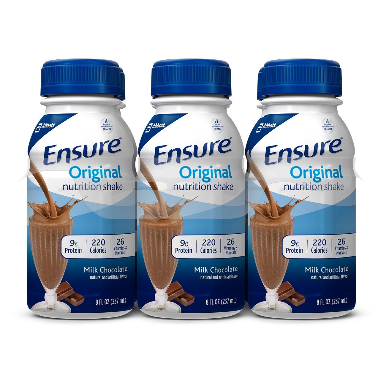 Ensure Original Nutrition Shake, Milk Chocolate, 8 Ounces, 6 Count