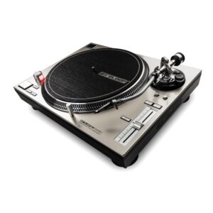 direct drive high torque turntable in silver