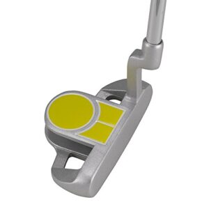 young gun zaap junior kids golf right hand mallet putter age: 3-5 yellow