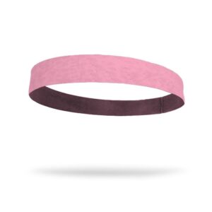 bondi band 2” unisex pink flatback headband - great for running, walking, crossfit, skiing, workouts | light weight & super absorbent - one size for all