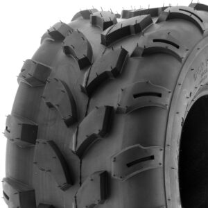 SunF A003 ATV/UTV/Lawn-Mowers Off-Road Tire 20x10-8, 6 PR, Directional Tread (Pair of 2)