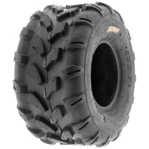 SunF A003 ATV/UTV/Lawn-Mowers Off-Road Tire 20x10-8, 6 PR, Directional Tread (Pair of 2)