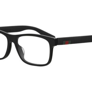 Gucci Rectangular Eyeglasses GG0176OA 001 Black 56mm 0176