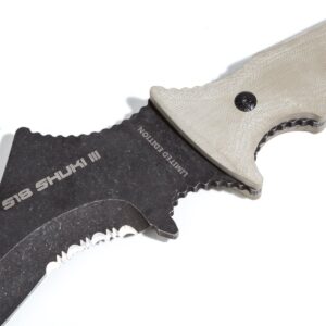 S.R.T. S18 Premium Fixed Blade Knife | Stainless Steel 6.5” Curved Blade with Heavy-Duty 600D Polyester Sheath | Perfect for Tactical Defense, Hunting, Camping, and Survival