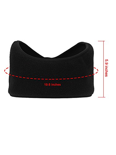 BBTO 3 Pcs Ear Warmer Fleece Headbands Ear Muffs Winter Running Gear for Women Men Adult Kids(Black, Gray, Navy)