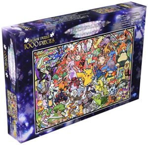 ensky 1000 piece art crystal jigsaw puzzle pokemon best partner (50 x 75 cm)