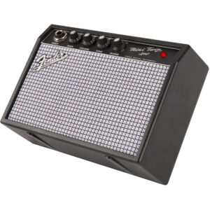 Fender Mini 65 Twin-Amp Electric Guitar Amplifier, Black, with 2-Year Warranty