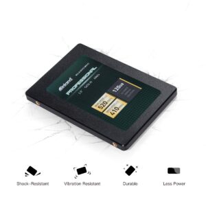 INLAND Professional 120GB SSD 3D NAND SATA III 6Gb/s 2.5" 7mm Internal Solid State Drive (120GB)