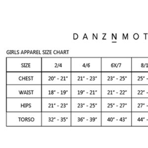 Danz N Motion Girls Scuba Style Leotard (Black, 12/14) - 2724a