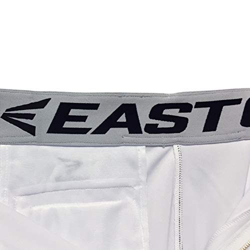 Easton PRO+ KNICKER Baseball Pant, Adult, XXLarge, White/Maroon