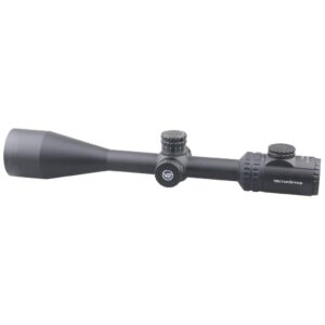 Vector Optics Hugo 6-24x50 Second Focal Plane (SFP) Riflescope with Illuminated Center Dot BDC Reticle, 25.4mm Tube, 1/4 MOA Per Adjustment, Turret Lock System, Free Mount Rings, Lens Caps, Sunshade