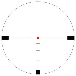 Vector Optics Hugo 6-24x50 Second Focal Plane (SFP) Riflescope with Illuminated Center Dot BDC Reticle, 25.4mm Tube, 1/4 MOA Per Adjustment, Turret Lock System, Free Mount Rings, Lens Caps, Sunshade