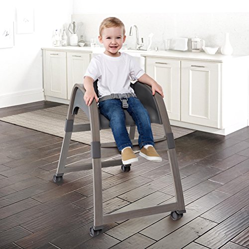 Ingenuity Boutique Collection 3-in-1 Wood High Chair, Bella Teddy - High Chair, Toddler Chair, and Booster