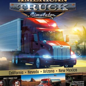 American Truck Simulator Gold (New Mexico DLC/Wheel Turning/Steering Creations) (PC DVD)