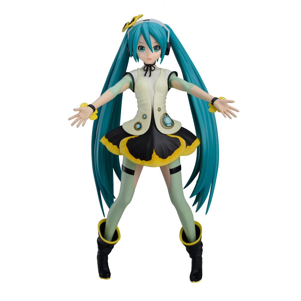 Sega Project Diva Arcade Future Tone Hatsune Miku Super Premium Action Figure Pansy, 9"