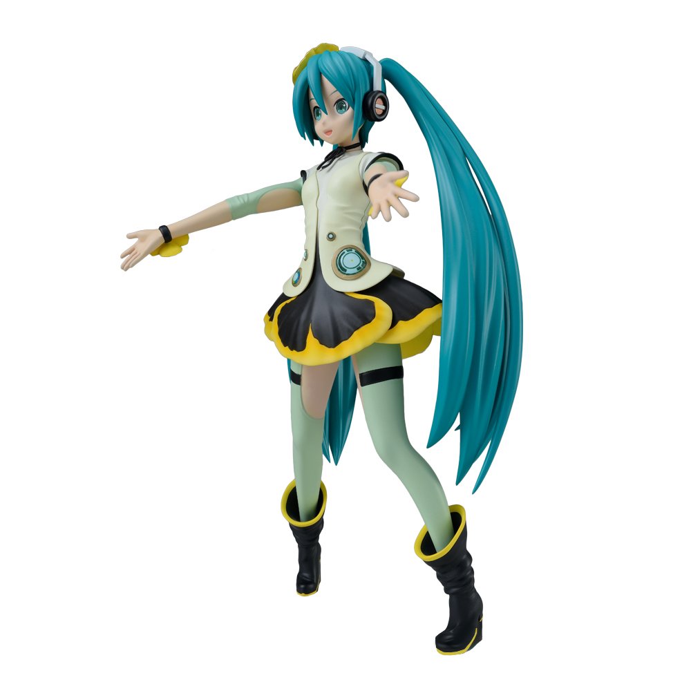 Sega Project Diva Arcade Future Tone Hatsune Miku Super Premium Action Figure Pansy, 9"