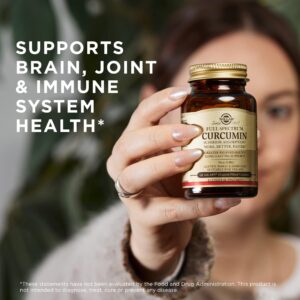 Solgar Full Spectrum Curcumin - 60 LiCaps - Superior Absorption - Brain, Joint & Immune Health - Non-GMO, Vegan, Gluten Free, Dairy Free - 60 Servings