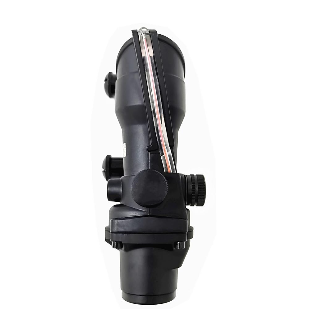 HWZ 4x32 Scope 4x32 Sight Real Red Illuminated Fiber Optic Scope (red)