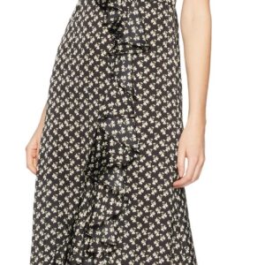 Jill Jill Stuart Women's Asymmetrical Ruffle Dress, Kiera Print, 2