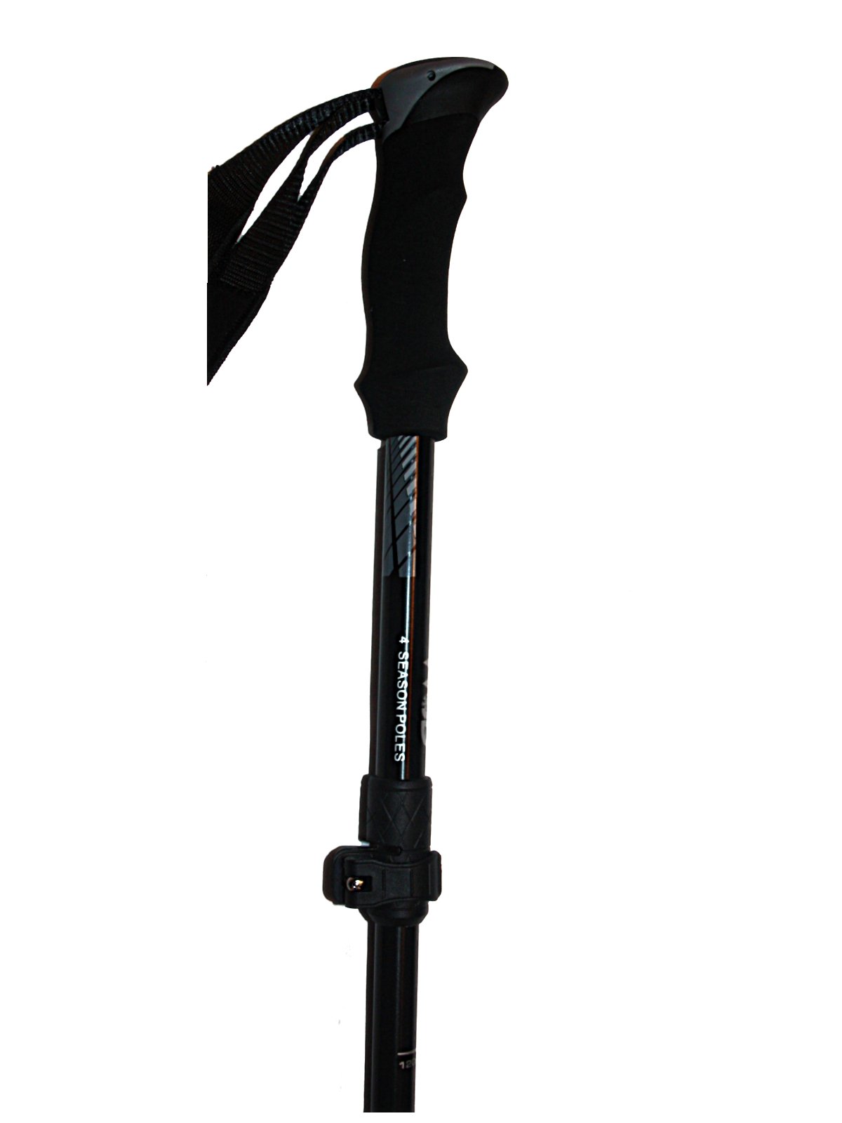 4 Season ski Poles Tri-Fold Trekking Poles/Sticks Folding Collapsible Adjustable and Ultralight - Perfect for Skiing,Hiking, Walking, Backpacking Pair with 2 Pairs of Baskets