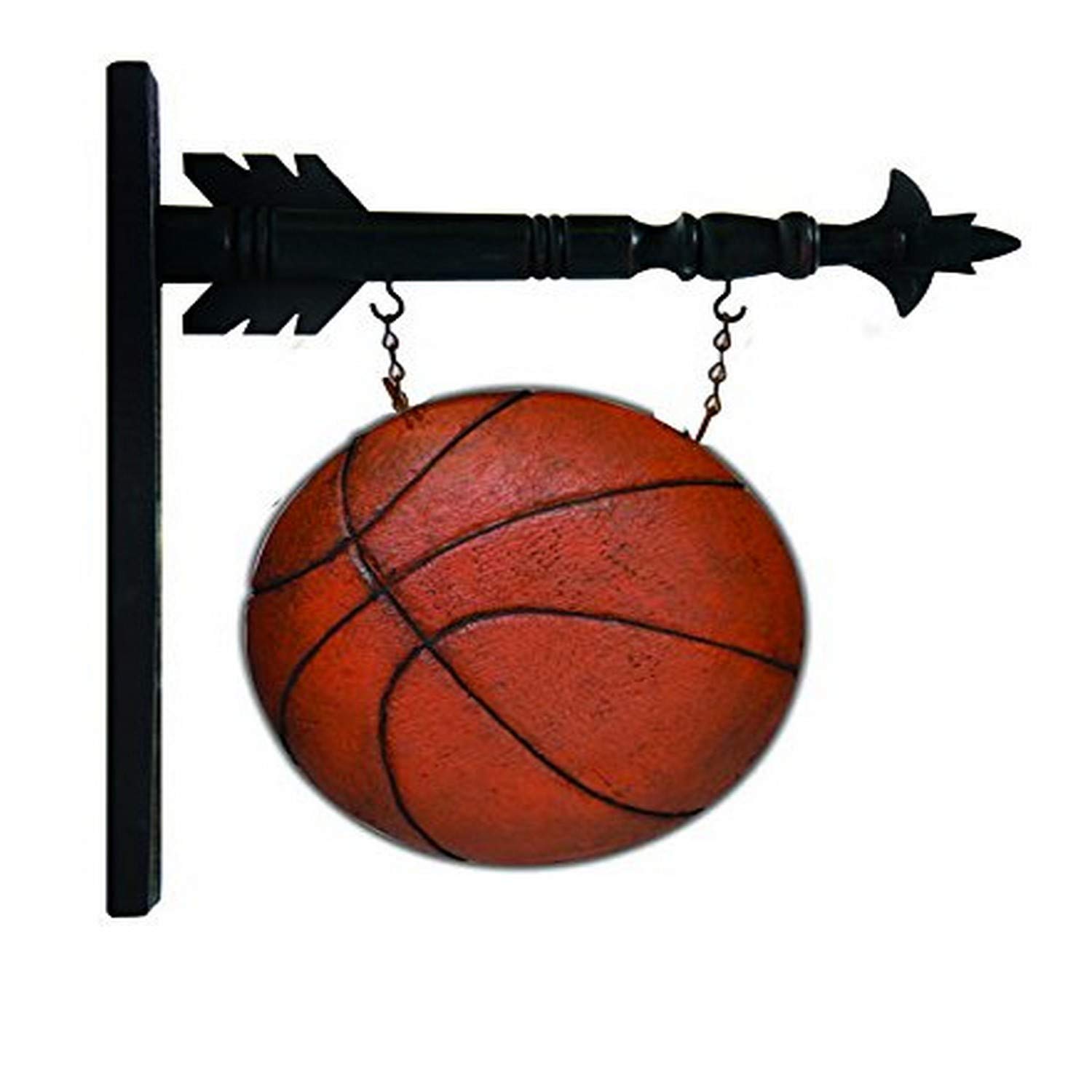 K&K Interiors 14573A 9.75 Inch Basketball Arrow Replacement, Orange