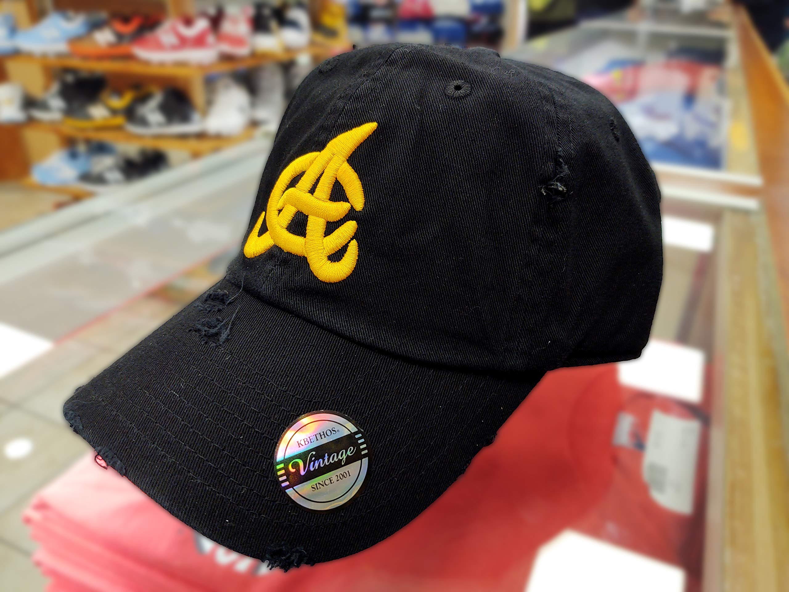 Aguilas Cibaeñas Vintage Hats (Black/Yellow Logo)