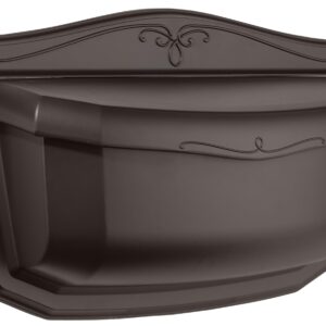 ARCHITECTURAL MAILBOXES 2541RZ-10 Villa Wall Mount Mailbox, Large, Rubbed Bronze