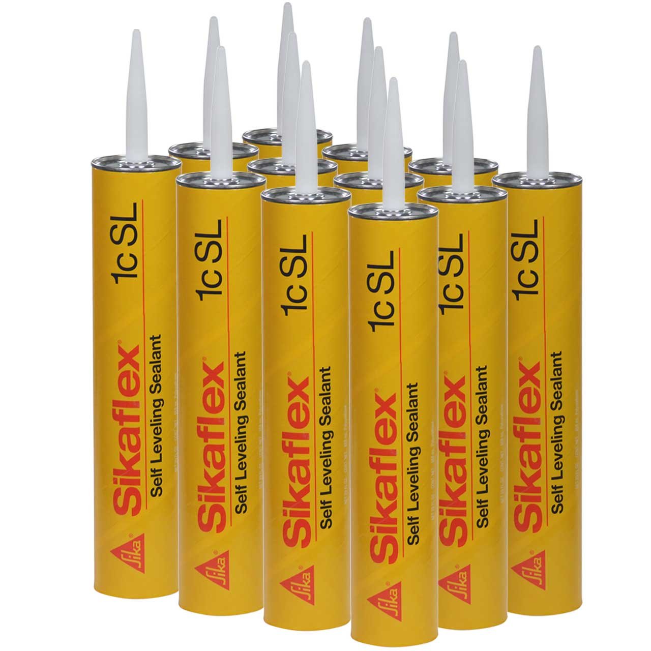 Sikaflex 1C SL 29 oz Limestone - Sikaflex Self Leveling Concrete Sealant. Polyurethane, Concrete Crack Filler. Avoid Broken Tubes with Our Custom Shipping Box. Case of 12. 29oz Applicator Gun Included