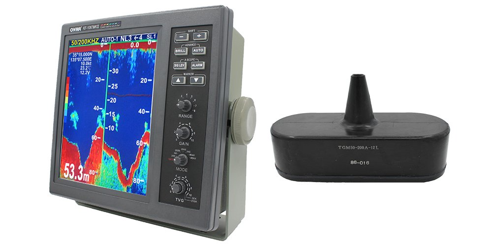 ONWA KF-1067MK2/2KW/50: 10.4" Color Fish Finder 2kW (50 KHz only)