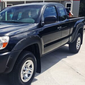 Spec-D Tuning 4PC Front + Rear 6' Pocket Style Bolt On Rivet Fender Flares Smooth Compatible with 2005-2011 Toyota Tacoma