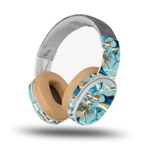 mightyskins skin compatible with skullcandy crusher wireless - island fish | protective, durable, and unique vinyl decal wrap cover | easy to apply, remove, and change styles | made in the usa