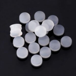 canomo pack of 20 soft rubber silicone flute plugs open hole plug flutes repair parts accessories, 7 x 3mm