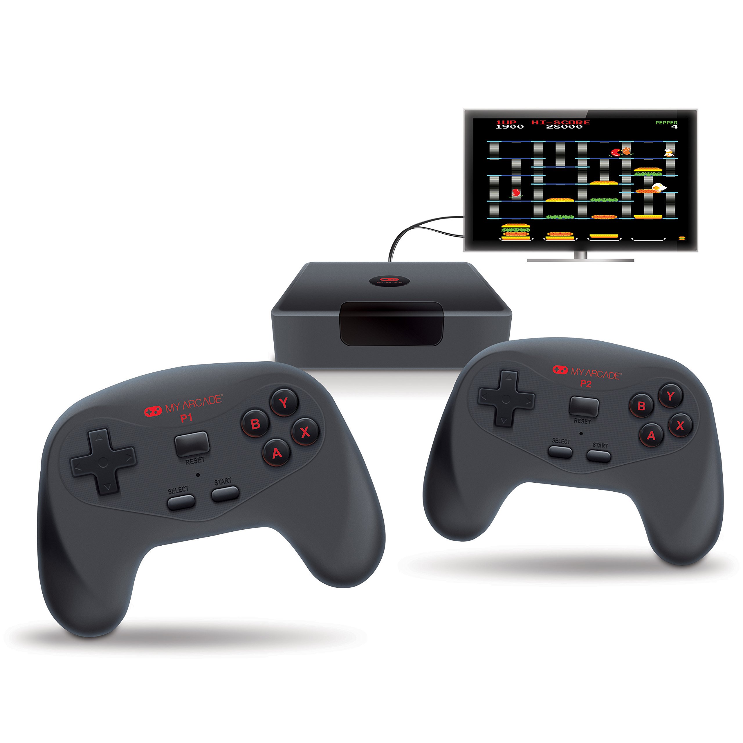 My Arcade GameStation Wireless (Data East Edition) Plug and Play Video Game Console - 8 Data East Hits and 300 Built-In Retro Style Games