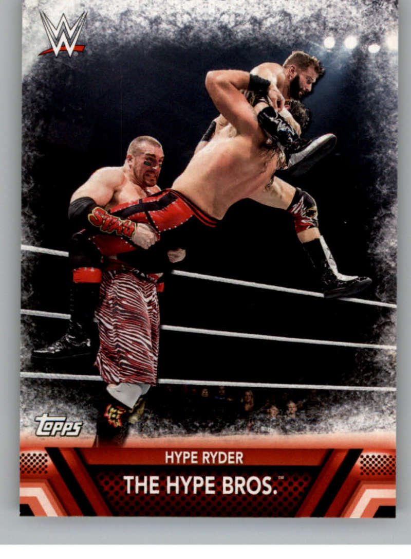 2017 Topps WWE Then Now Forever Finishers and Signature Moves #F-49 The Hype Bros. Hype Ryder