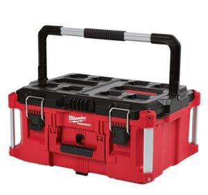 milwaukee electric tool 48-22-8425 pack out, large tool box, red