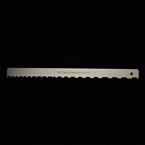 iLuiz Guitar Neck Notched Straight Edge Luthiers Tool for Gibson Fender and Most of Guitar Fretboard and Frets