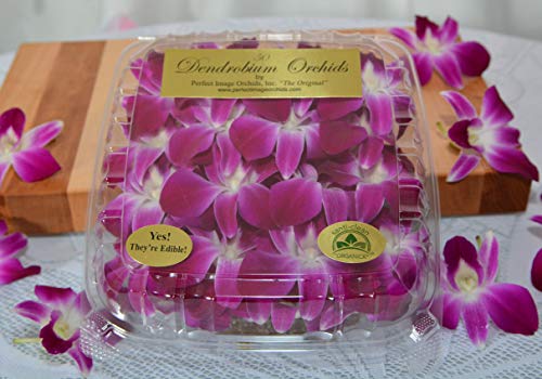 Edible Orchids - 50 Count (Pack of 4)