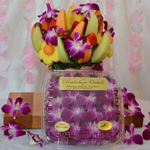 Edible Orchids - 50 Count (Pack of 4)