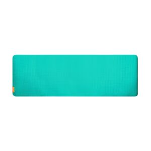 Hugger Mugger Earth Elements 5 mm Yoga Mat - Teal Onyx - Grippy Texture, Reversible, Cushion, Non-toxic Biodegradeable Material, Lightweight