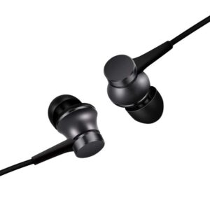 xiaomi mi in-ear headphones basic, piston in-ear headphones earphones earbuds headset with remote & mic, black