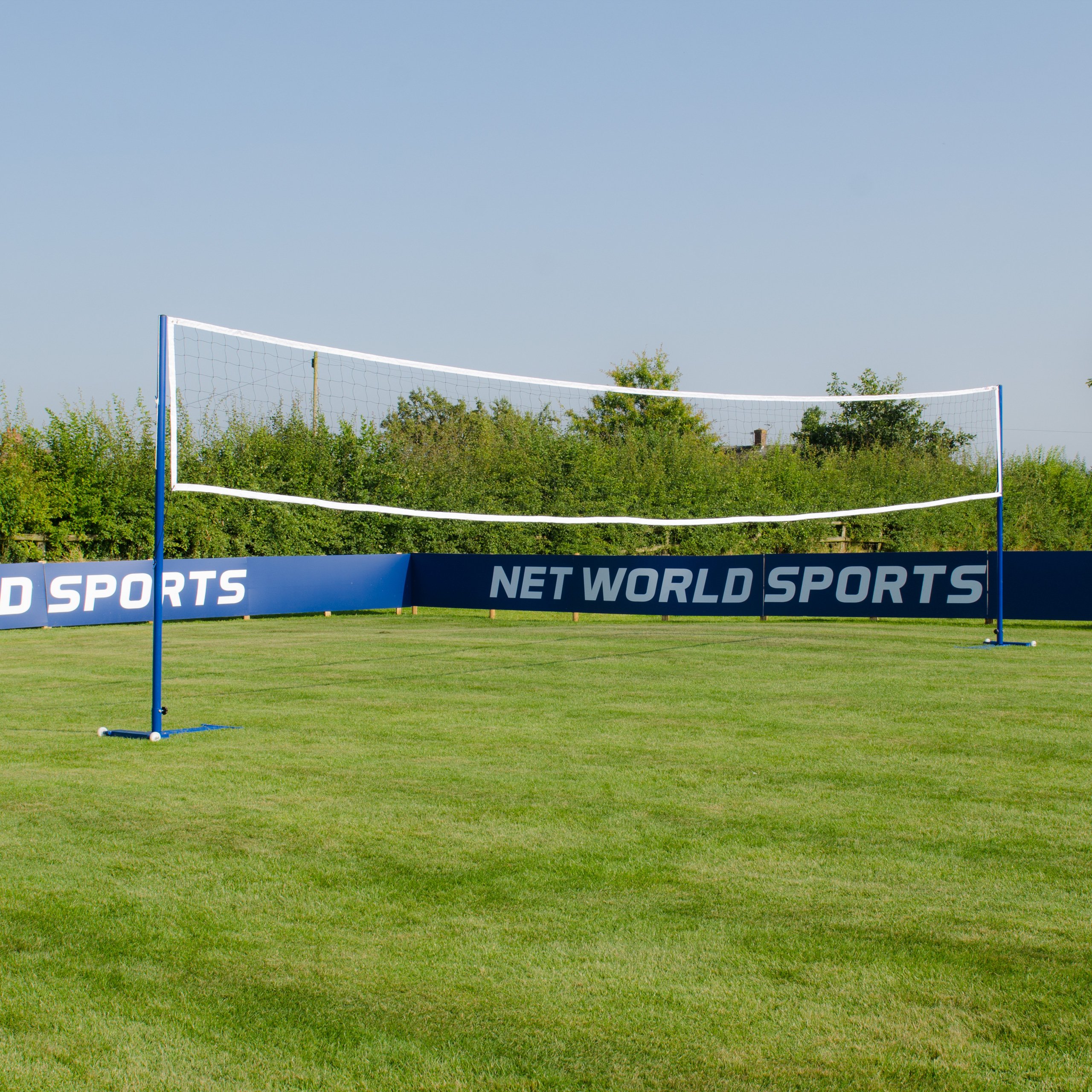 Procourt Badminton/Volleyball Posts & Nets Package - Portable Indoor & Outdoor Uprights (Posts & Nets)