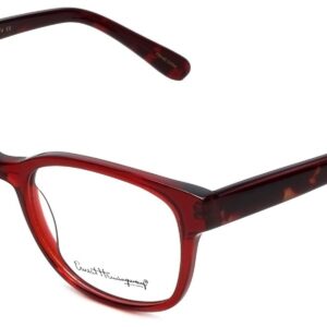 Ernest Hemingway 4674 Designer Reading Glasses in Burgundy/Tortoise +1.50