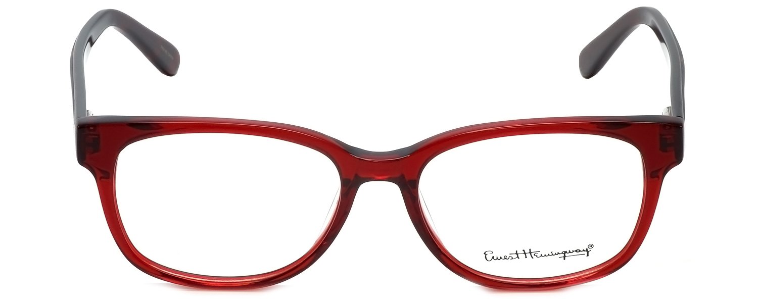 Ernest Hemingway 4674 Designer Reading Glasses in Burgundy/Tortoise +1.50