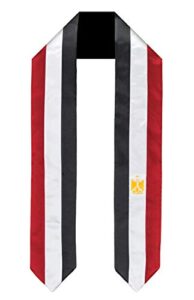 vision wear egypt flag graduation sash/stole international study abroad adult unisex