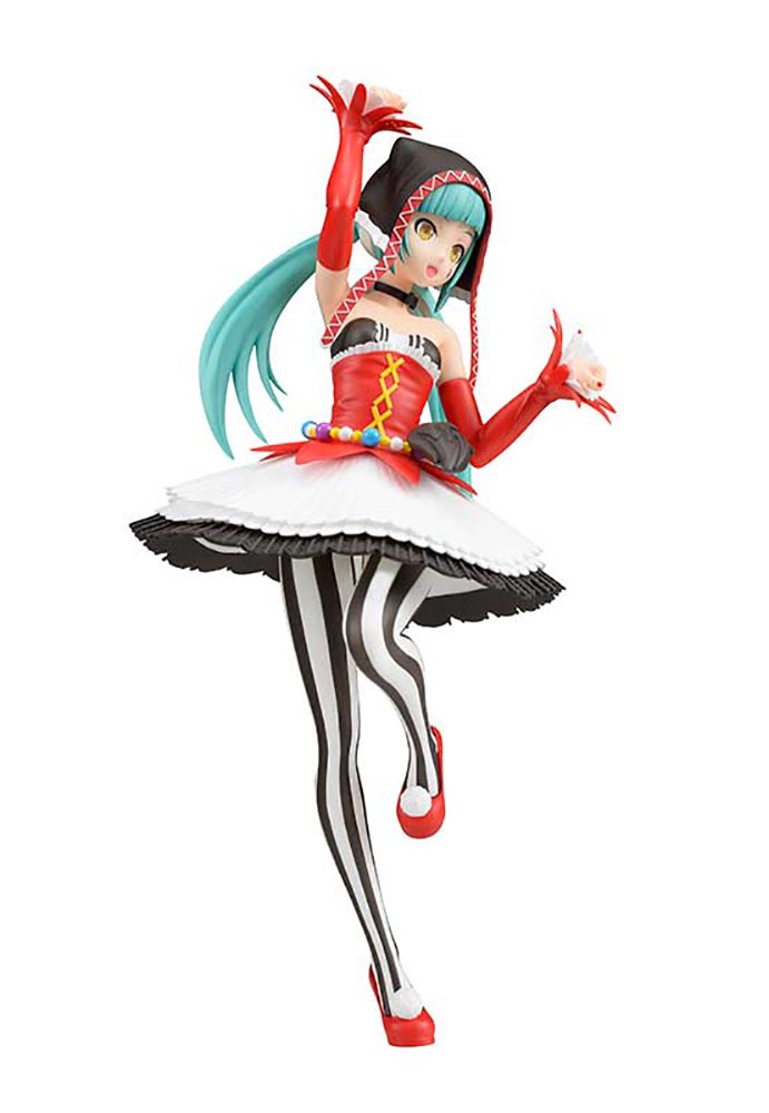 Sega Project Diva Arcade Future Tone Hatsune Miku Super Premium Action Figure Pierretta, 9"