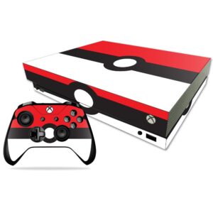 mightyskins skin compatible with microsoft xbox one x - battle ball | protective, durable, and unique vinyl decal wrap cover | easy to apply, remove, and change styles | made in the usa