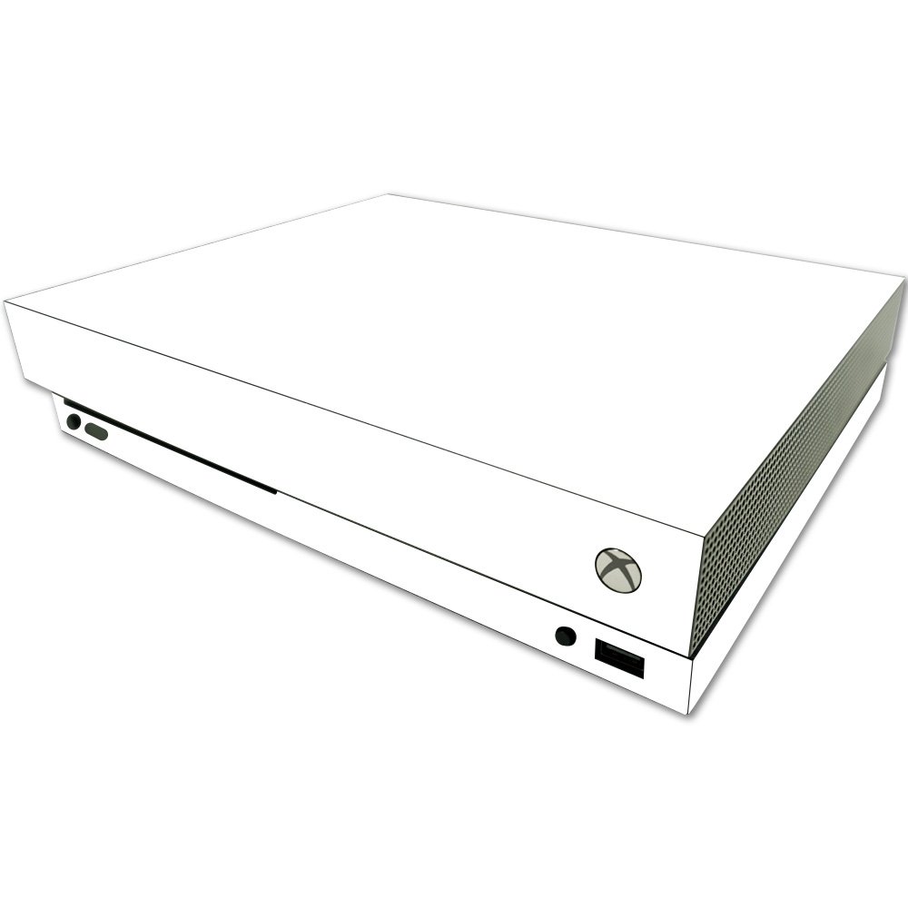 MightySkins Skin Compatible with Microsoft One X Console Only - Solid White | Protective, Durable, and Unique Vinyl Decal wrap Cover | Easy to Apply, Remove, and Change Styles | Made in The USA