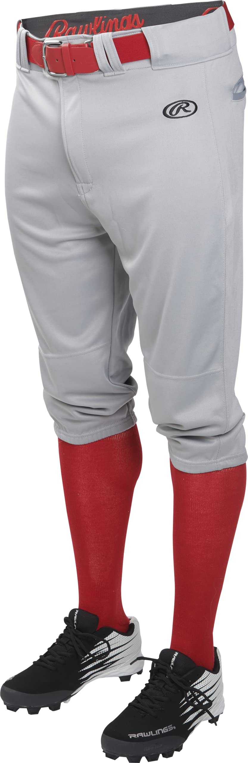 Rawlings | LAUNCH SERIES Knicker Baseball Pants | Adult Small | Grey