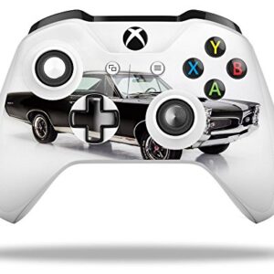 WraptorSkinz Decal Vinyl Skin Wrap compatible with XBOX One S / X Controller - 1967 Black Pontiac GTO 3786 (CONTROLLER NOT INCLUDED)